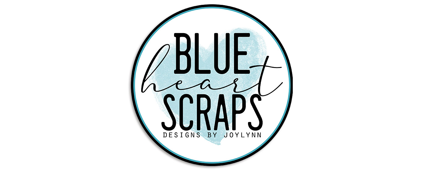 Blue Heart Scraps